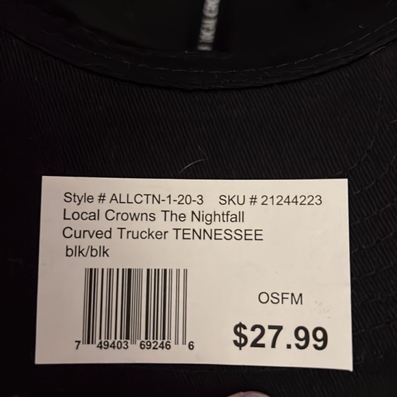 NWT Tennessee state trucker cap - Picture 4 of 4